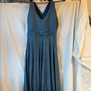 Prana Blue Maxi Dress Size Large